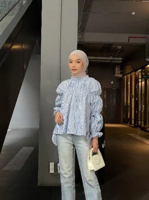 Bina Top Ruffle Oversized