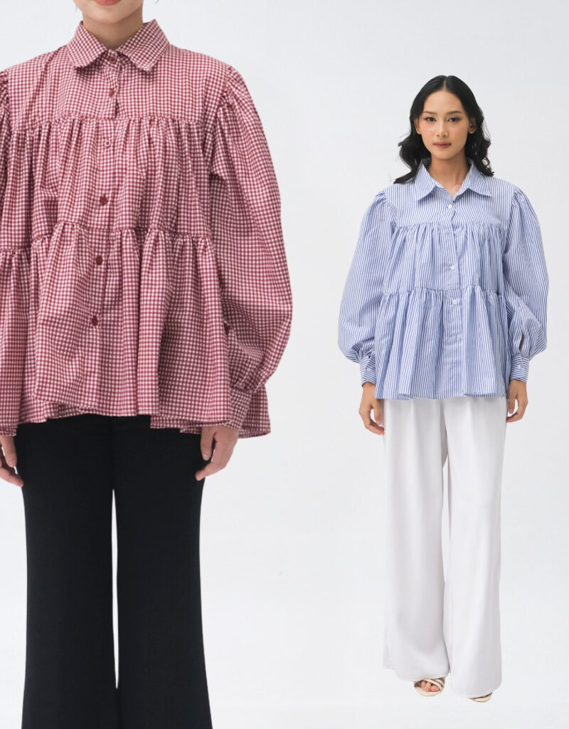 SHOPATALEEN Heira Oversized Ruffle Shirt