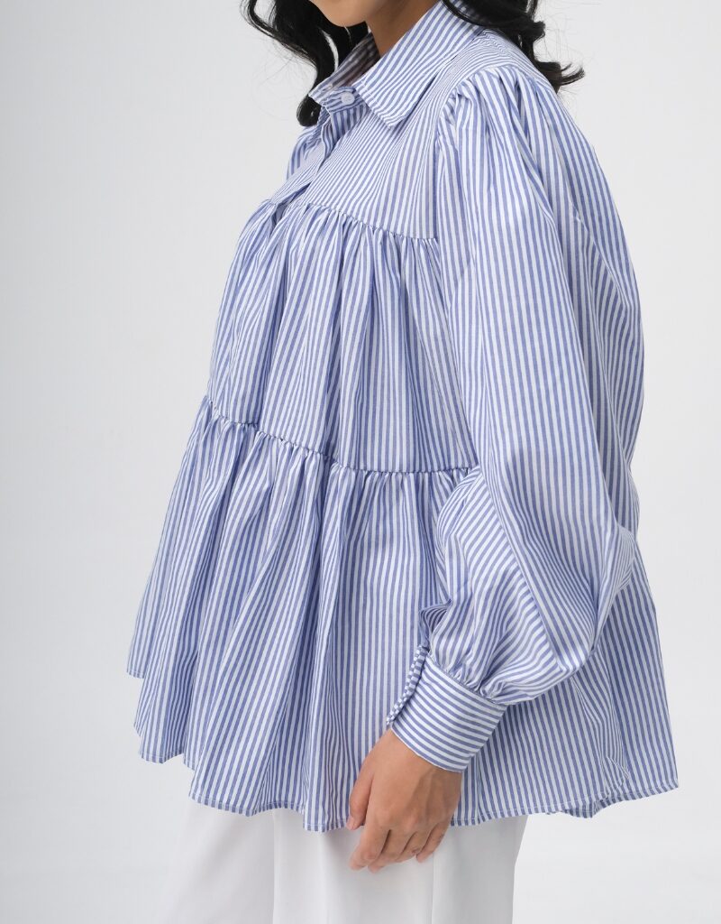 Alternative view of SHOPATALEEN Heira Oversized Ruffle Shirt