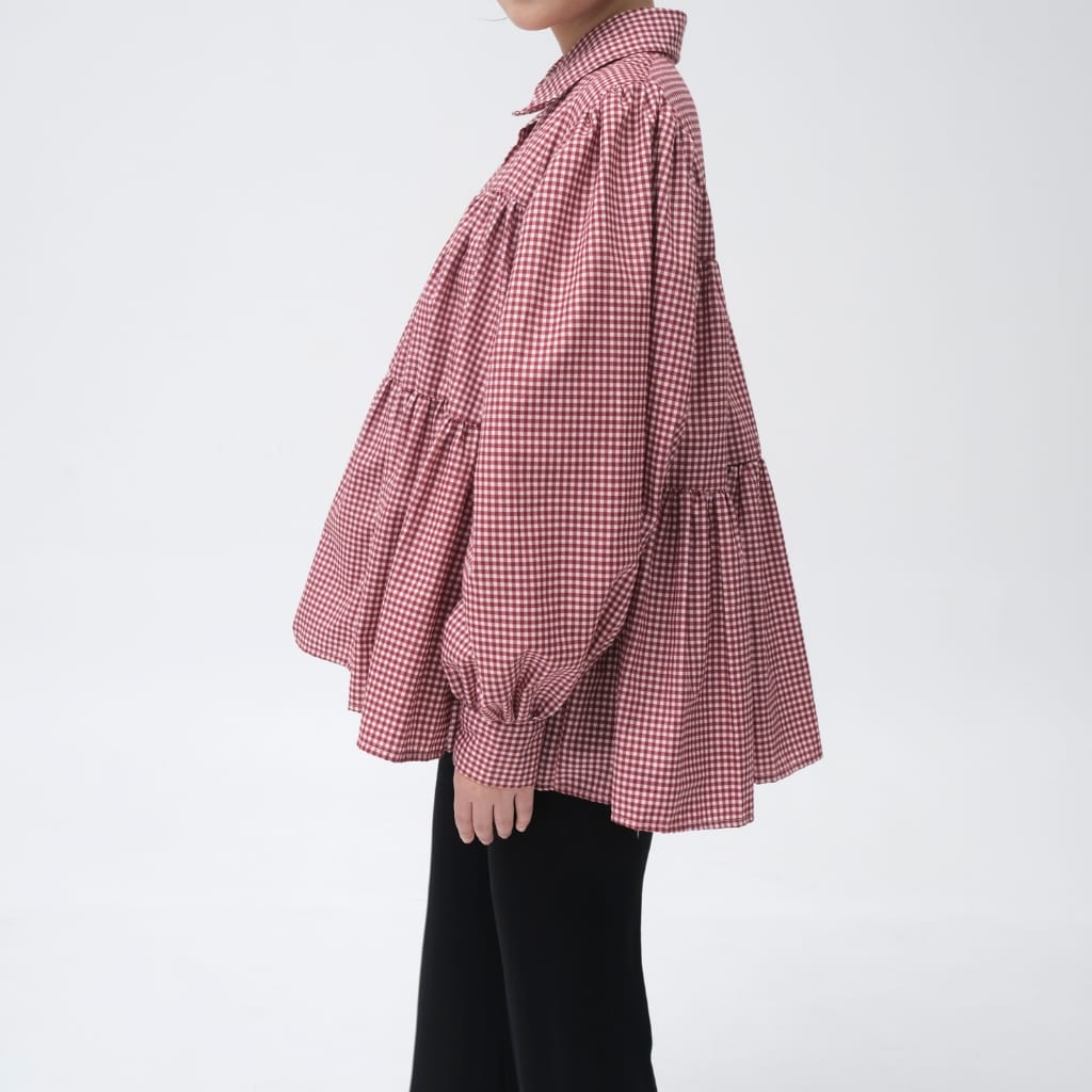 SHOPATALEEN Heira Oversized Ruffle Shirt - Image 4