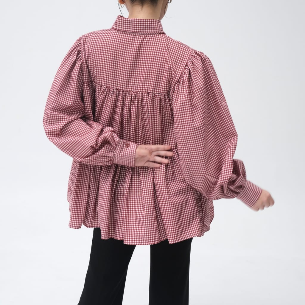 SHOPATALEEN Heira Oversized Ruffle Shirt - Image 6
