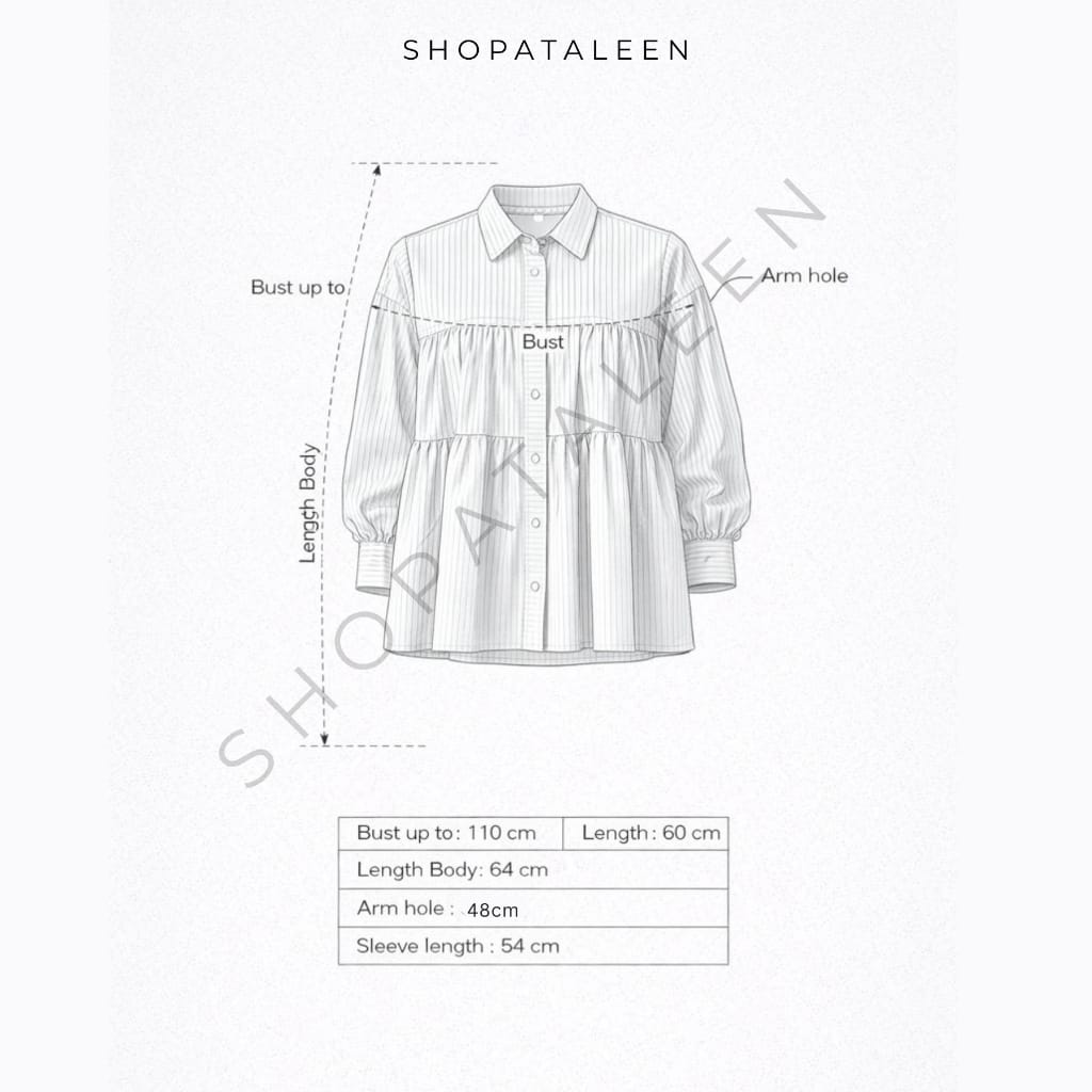SHOPATALEEN Heira Oversized Ruffle Shirt - Image 7
