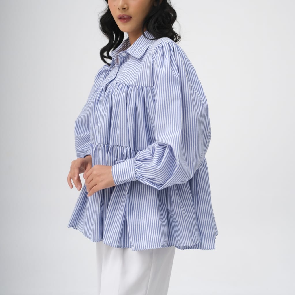 SHOPATALEEN Heira Oversized Ruffle Shirt - Image 8
