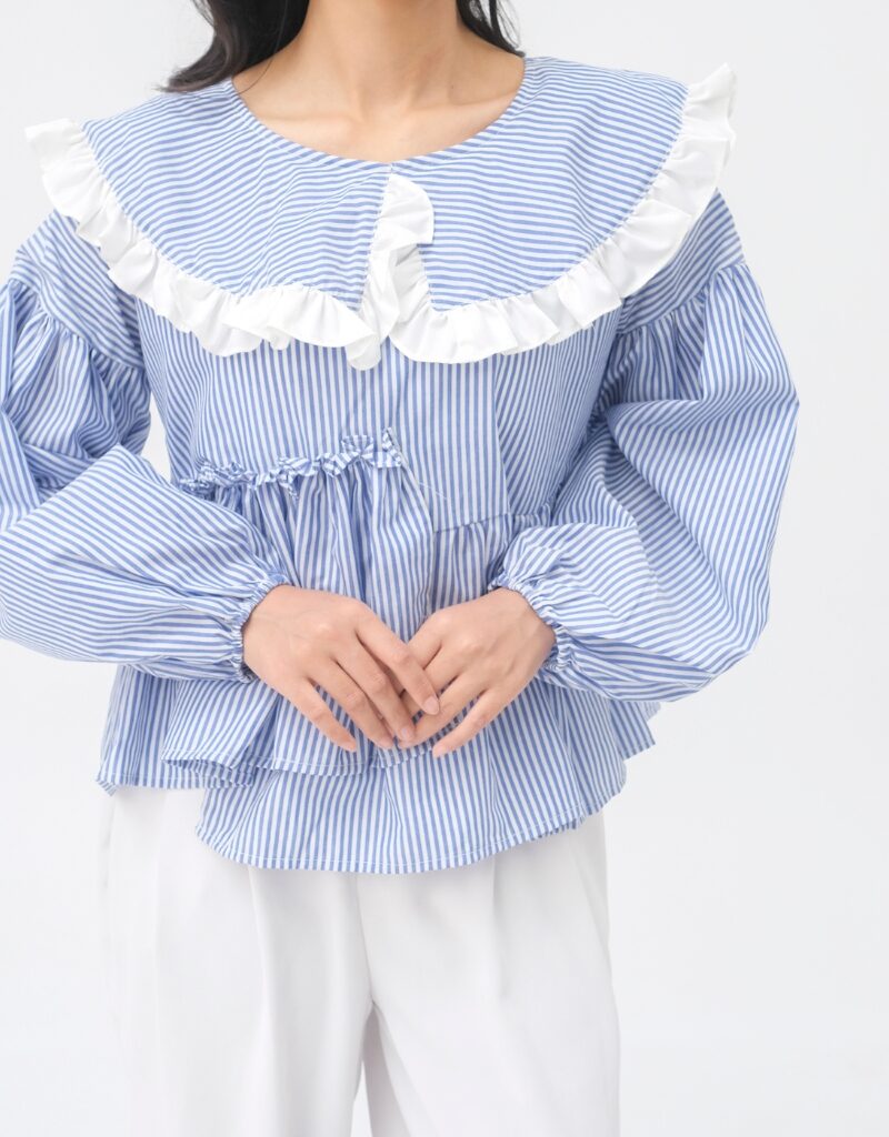 Alternative view of SHOPATALEEN - Medi Kemeja Katun Kekinan Wanita Blouse