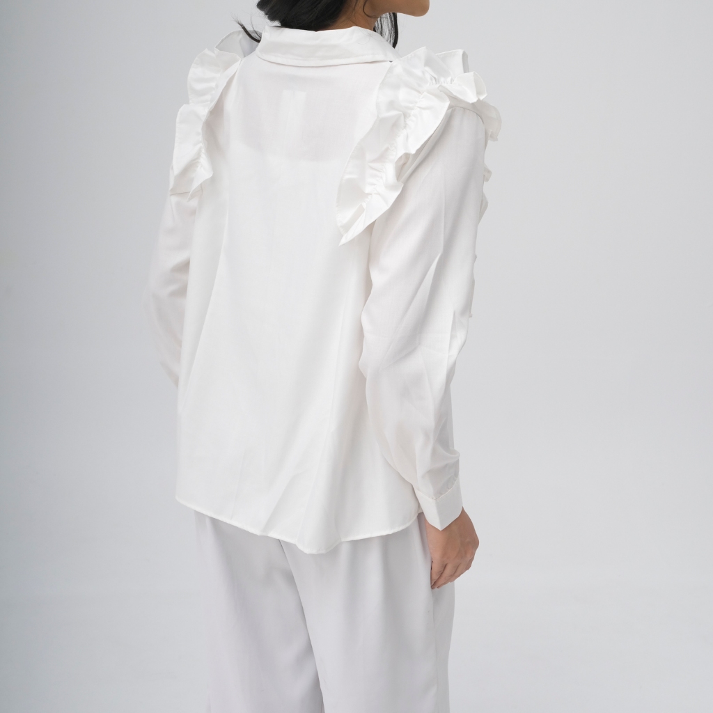 SHOPATALEEN - Aline ruffle shirt top - Image 6