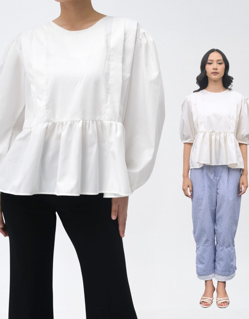 SHOPATALEEN - Mayla Kemeja Katun Kekinan Wanita Blouse