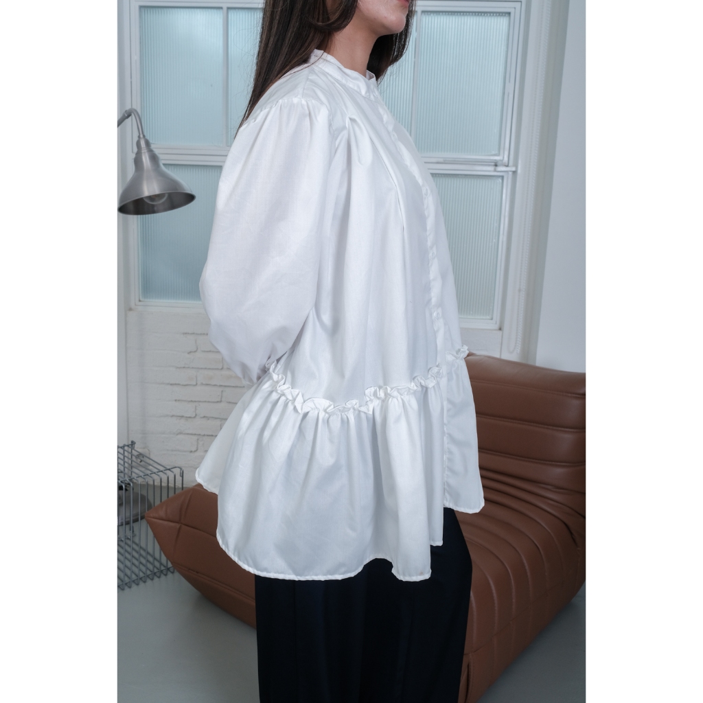 SHOPATALEEN - Aurel top Kemeja Oversize Wanita Lengan Panjang Casual Tunik - Image 7